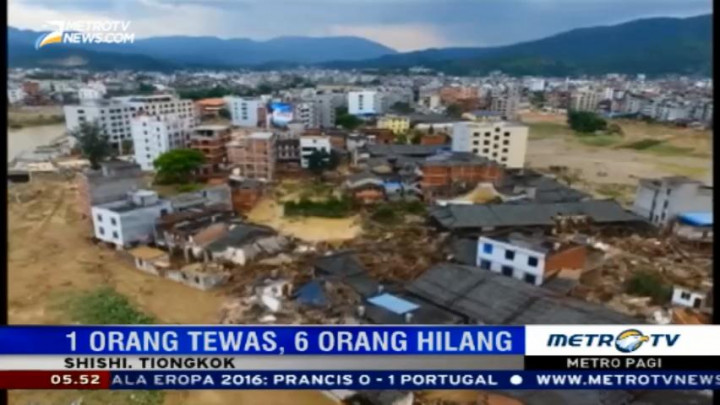 Topan Nepartak Landa Shishi, Enam Orang Hilang