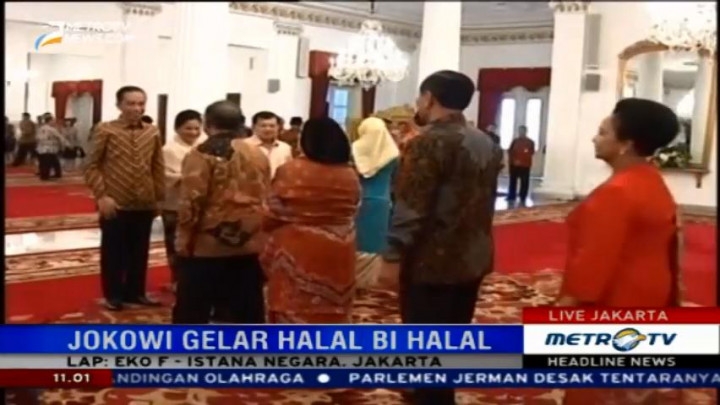 Jokowi Gelar Halal Bihalal di Istana Negara