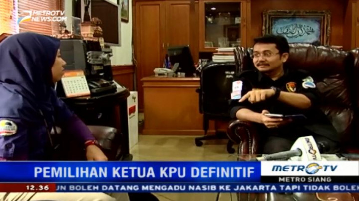 KPU Gelar Rapat Pleno Tentukan Ketua Definitif