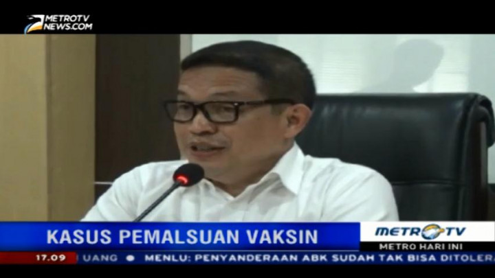12 RS di Jawa dan Sumatera Terindikasi Gunakan Vaksin Palsu