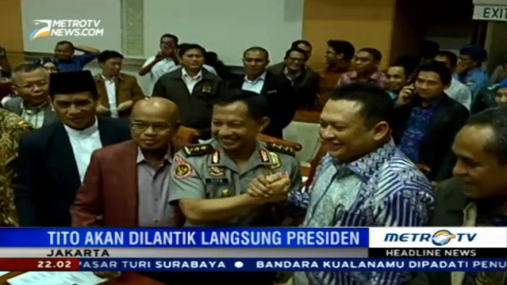 Komjen Tito Karnavian Dilantik Jadi Kapolri Rabu Ini