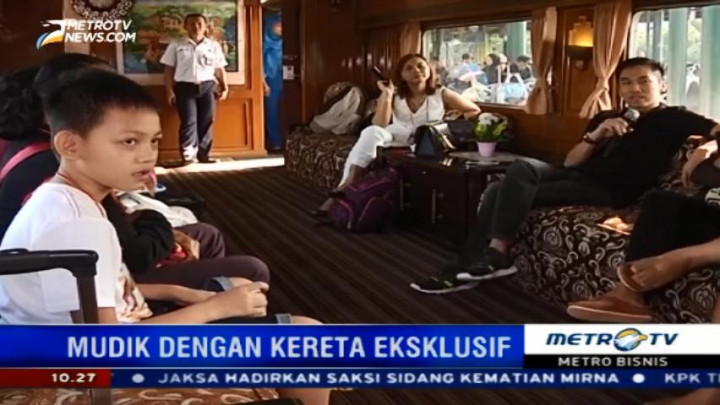 Mudik dengan Kereta Api Eksklusif