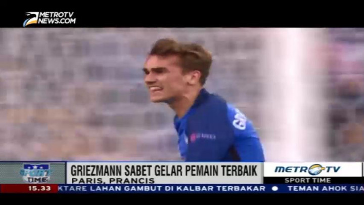 Antoine Griezmann Sabet Gelar Pemain Terbaik Piala Eropa 2016