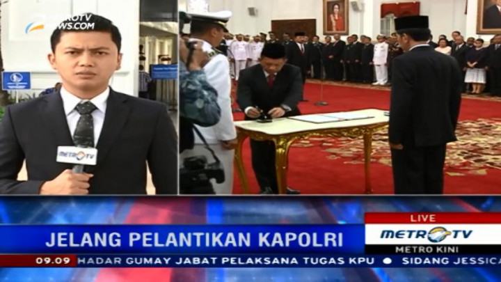 Tito Karnavian Dilantik Jadi Kapolri Siang Ini