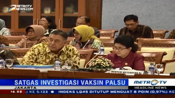Komisi IX dan Kemenkes Gelar RDP Bahas Vaksin Palsu