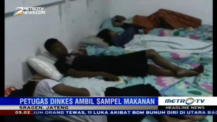 Puluhan Warga Sragen Keracunan Makanan