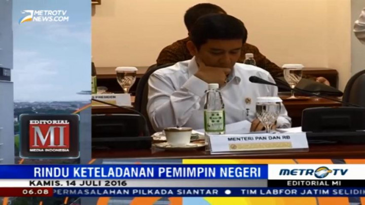 Rindu Keteladanan Pemimpin Negeri