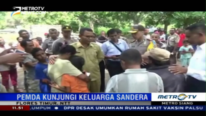 Pemda Flores Timur Beri Bantuan untuk Keluarga Korban Sandera