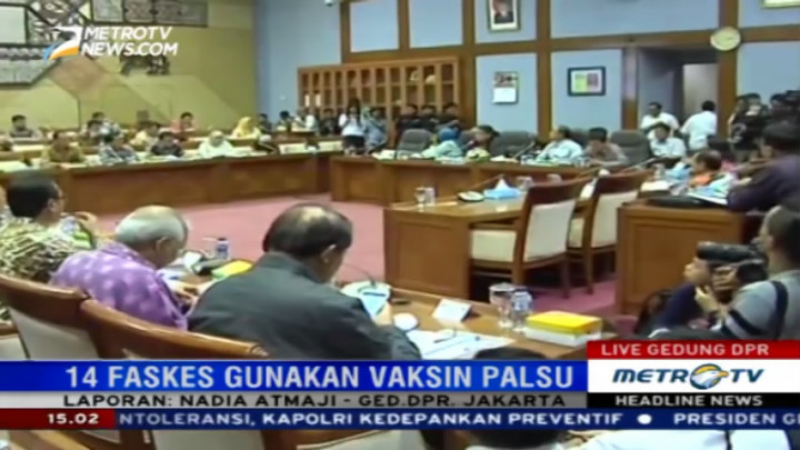 Izin Operasional RS Pengguna Vaksin Palsu akan Dicabut