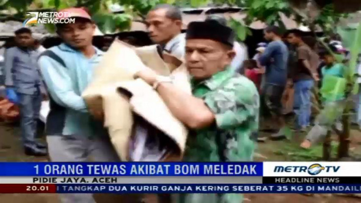 Seorang Warga Aceh Tewas Terkena Ledakan Bom