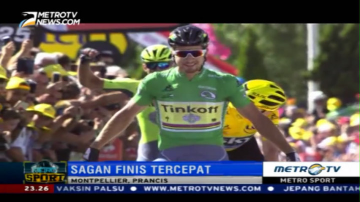 Peter Sagan Finis Tercepat