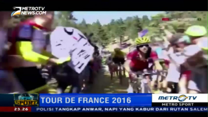 Chris Froome Kecelakaan di Etape 12