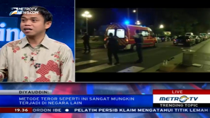 Metode Teror di Nice Prancis Sangat Mungkin Terjadi di Negara Lain