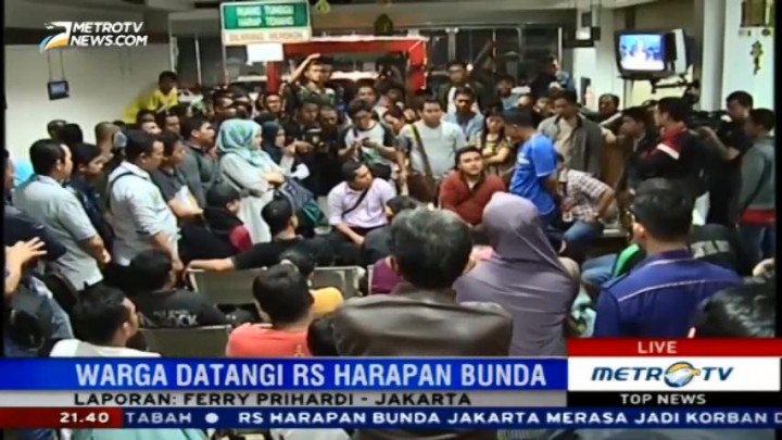 Korban Vaksin Palsu Bertahan di RS Harapan Bunda Hingga Malam