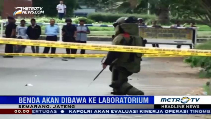 Benda Diduga Bahan Peledak Ditemukan di Semarang