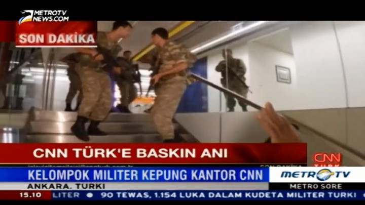 Kelompok Militer Sempat Kepung Kantor CNN di Turki