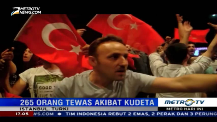 265 Orang Tewas Akibat Upaya Kudeta Militer di Turki