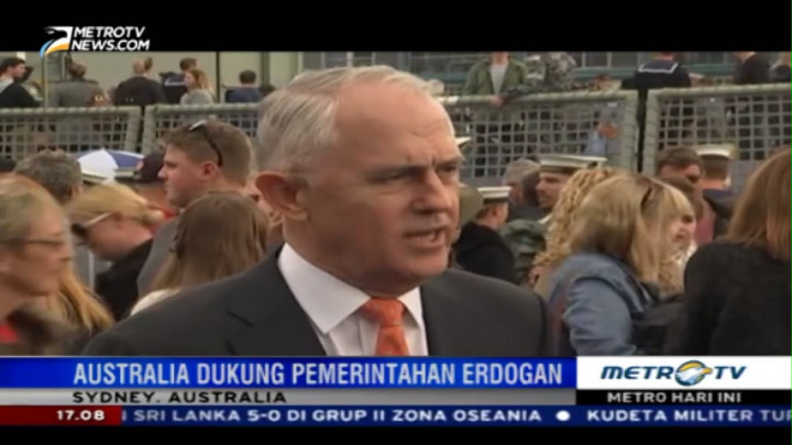 Australia Dukung Pemerintahan Erdogan