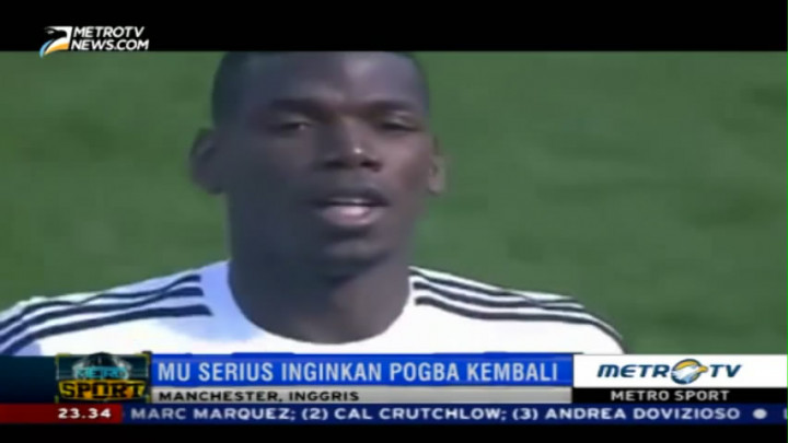 Manchester United Naikkan Tawaran untuk Paul Pogba