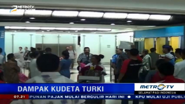 WNI yang Tertahan di Bandara Ataturk Tiba di Tanah Air