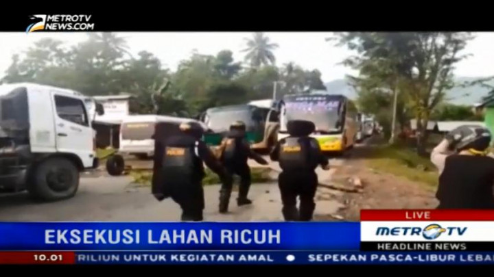 Eksekusi Lahan di Palopo Ricuh