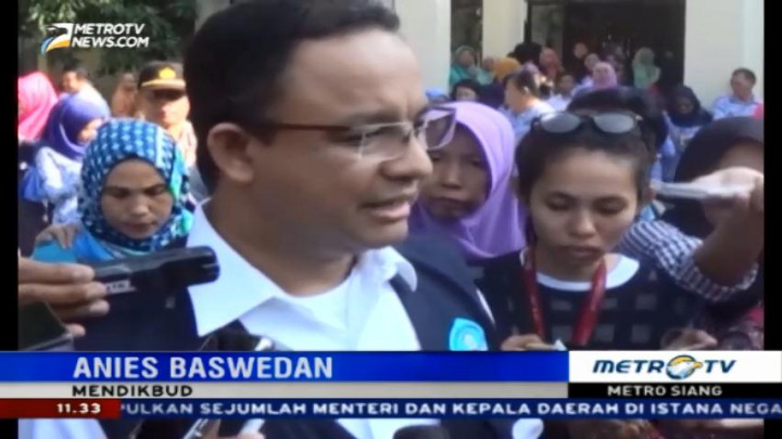 Mendikbud Tinjau Langsung Pelaksanaan Hari Pertama Sekolah