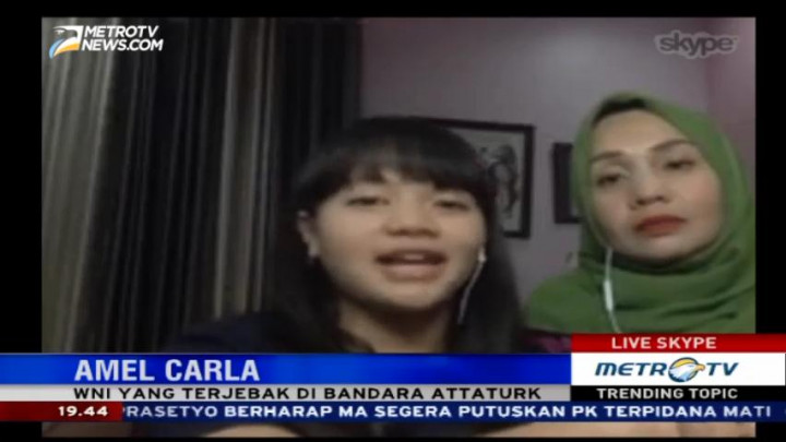 Cerita Amel Carla Terjebak di Bandara Ataturk saat Kudeta Militer