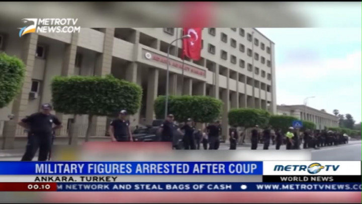 Military Figures Arrested After Turkey's Failed Coup
