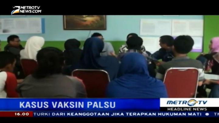RS Multazam Medika akan Vaksin Ulang 11 Bayi Korban Vaksin Palsu