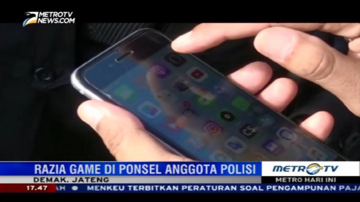Wakapolres Demak Razia Game Pokemon Go di Ponsel Anggota