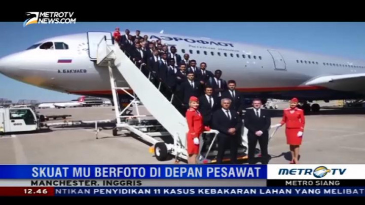 Tim Manchester United Bertolak ke Tiongkok