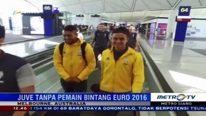 Skuat Juventus Tiba di Melbourne