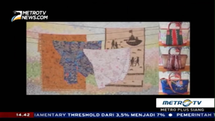 Mengenal Perpaduan Seni Kolase dan Tenun