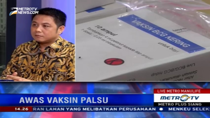 Pengamat: Vaksin Palsu Momentum Benahi Perlindungan Konsumen