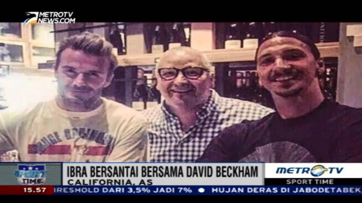 Ibra Nongkrong Bareng David Beckham di LA