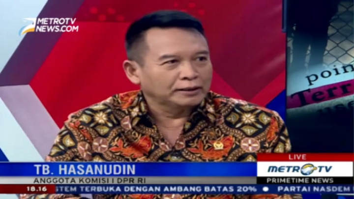 TB Hasanudin: Penerus Santoso Harus Diburu Hingga Tuntas