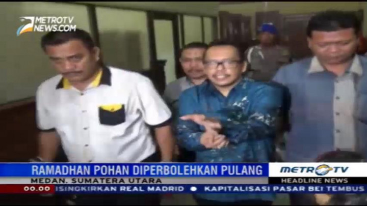 10 Jam Diperiksa, Ramadhan Pohan Batal Ditahan