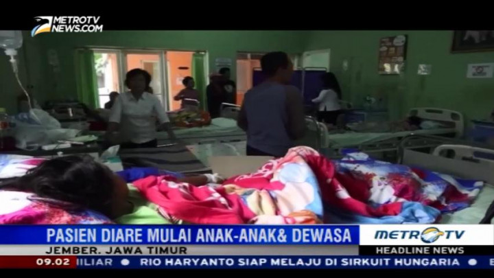 Jumlah Penderita Diare di Jember Meningkat Pascalebaran