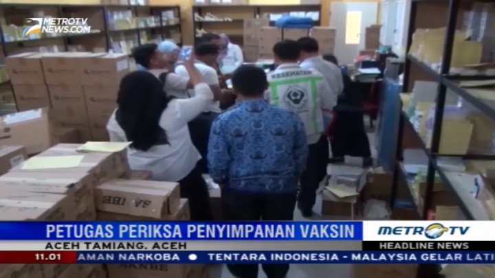 Dinkes Aceh Tamiang Sidak Vaksin Palsu