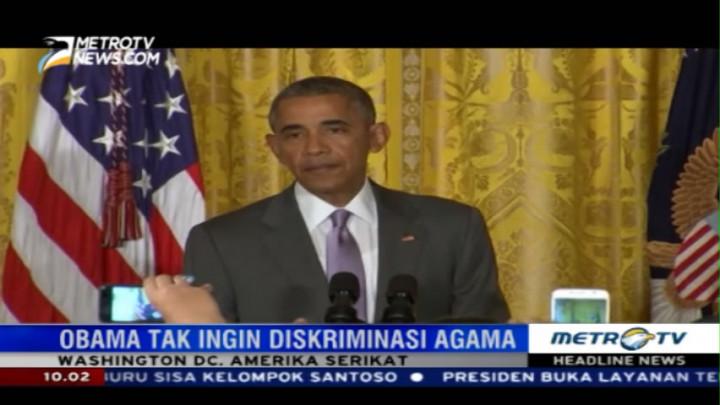 Obama Gelar Halal Bihalal di Gedung Putih