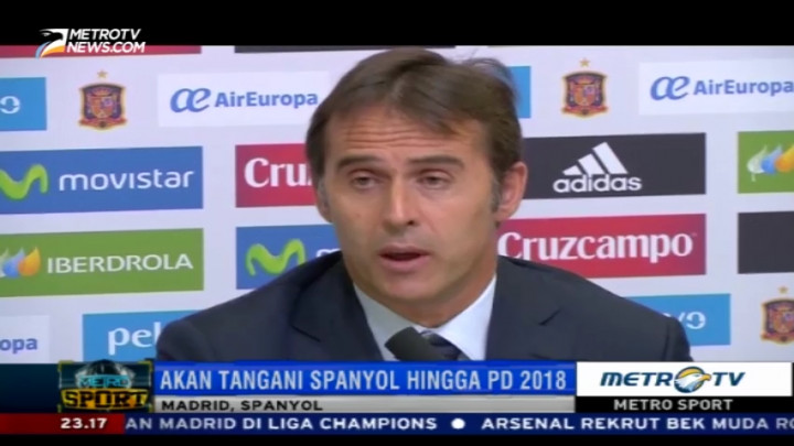 Lopetegui Tangani Timnas Spanyol Hingga PD 2018