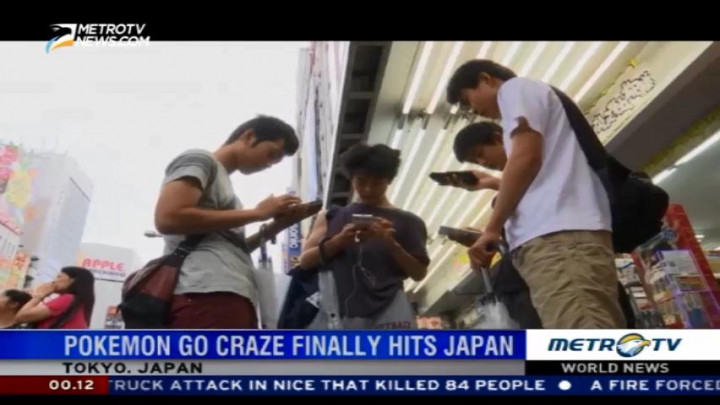 Pokemon Go Craze Finally Hits Japan