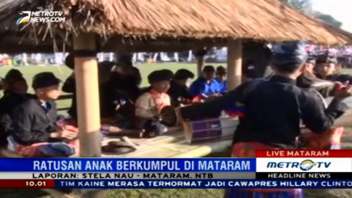 Ratusan Anak Ikuti Kongres Anak Nasional di Mataram