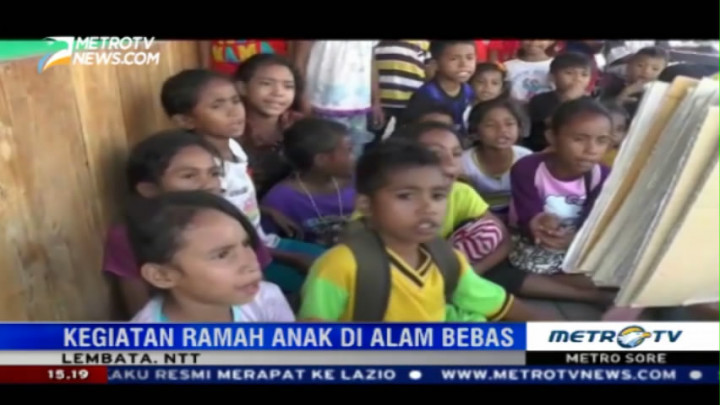 Serunya Peringatan Hari Anak Nasional di Lembata