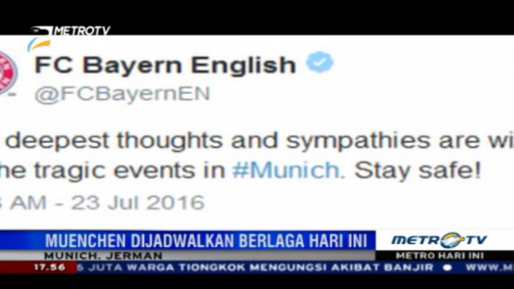 Bayern Muenchen Sampaikan Belasungkawa Atas Penembakan di Munich