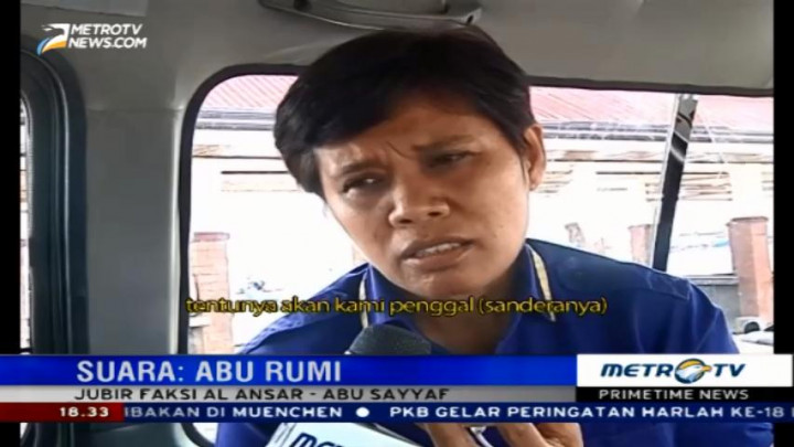 Abu Sayyaf Ancam Penggal Sandera Jika Tak Ditebus