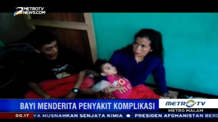 Bayi di Parepare Ini Menderita Gangguan Otak dan Gizi Buruk