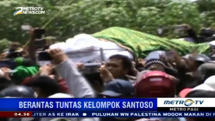 Jenazah Santoso Dimakamkan di Poso