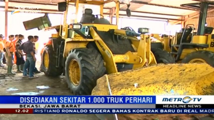 Alat Berat Pemprov DKI Sudah Masuk TPST Bantargebang