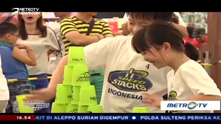 140 Peserta Ikuti Indonesia Sport Stacking Championships 2016